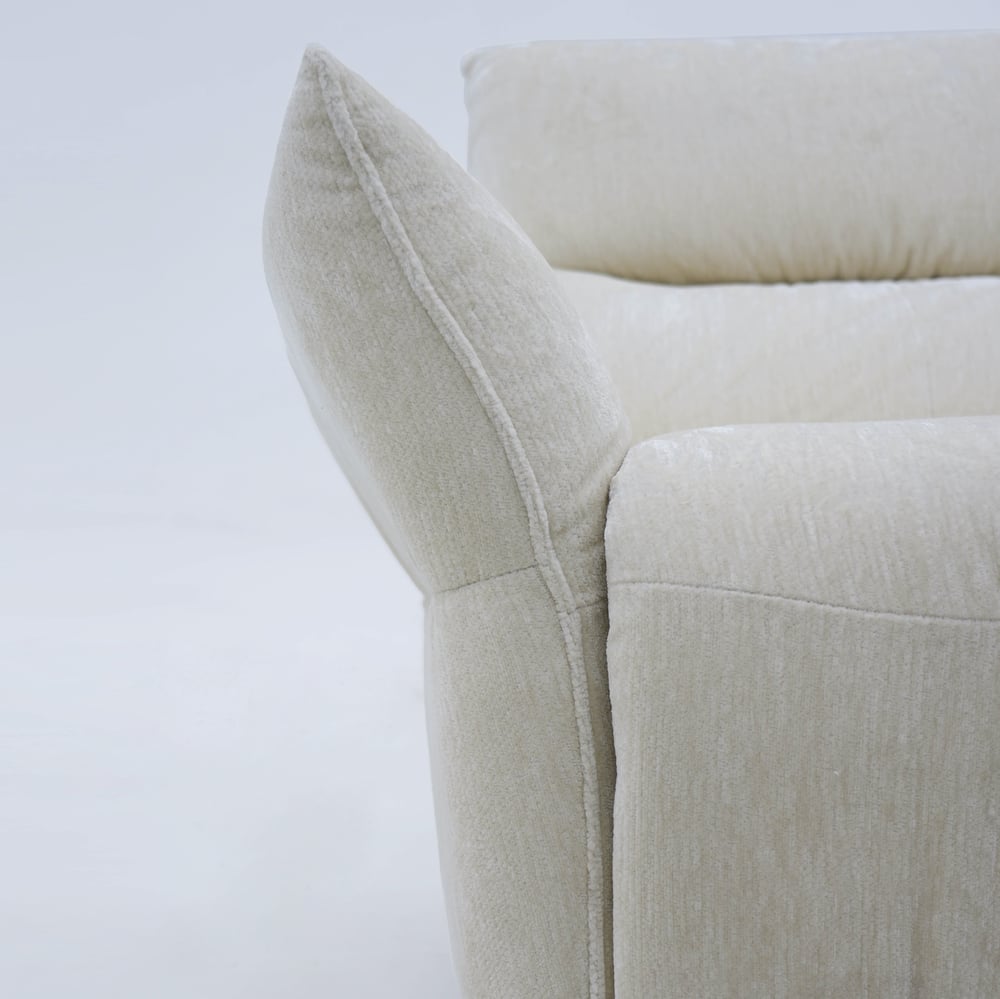 Performance Chenille Power Recliner Swivel Rocker Chair With Dual Motor & Adjustable Armrests window image