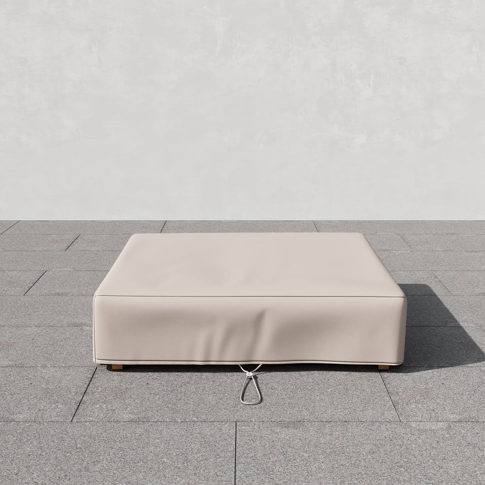 Grida Outdoor 600D Tough Canvas Waterproof Patio Furniture Set Covers in Ivory window image