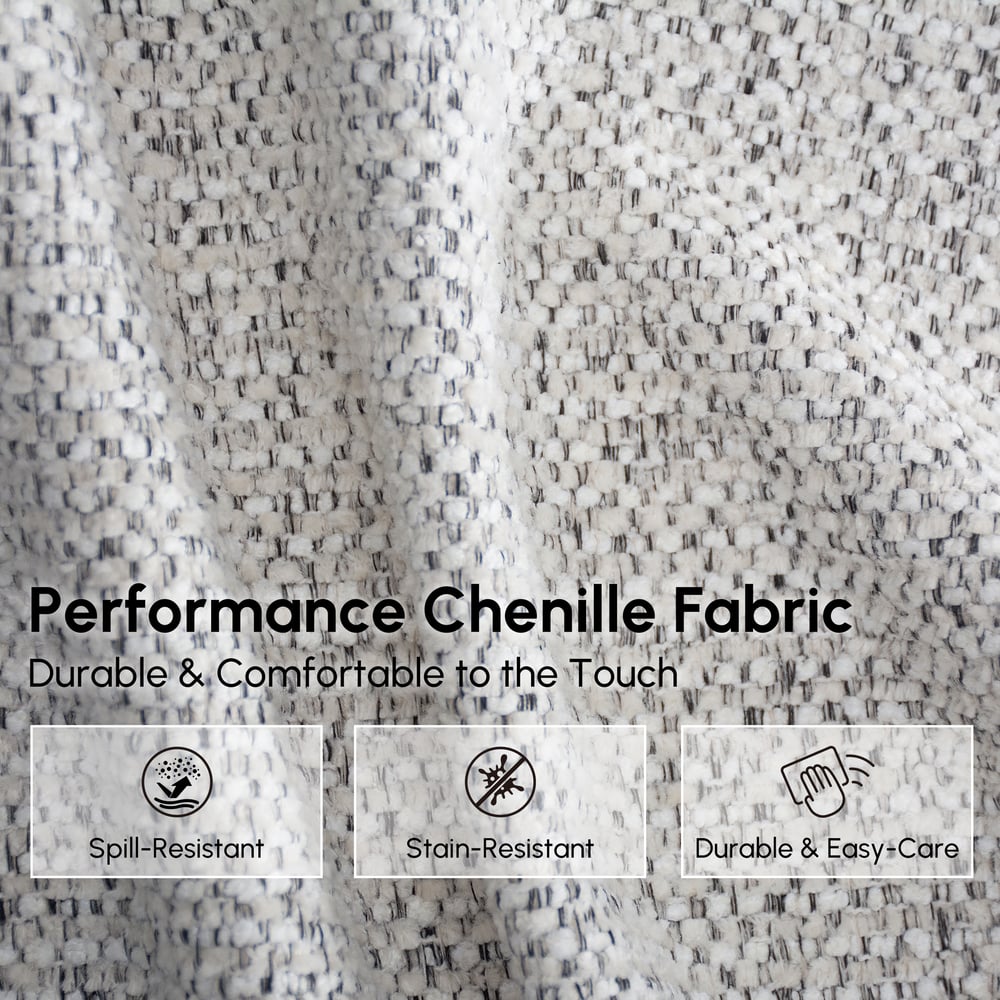 Performance Chenille Power Sleeper Sofa with Adjustable Headrests window image