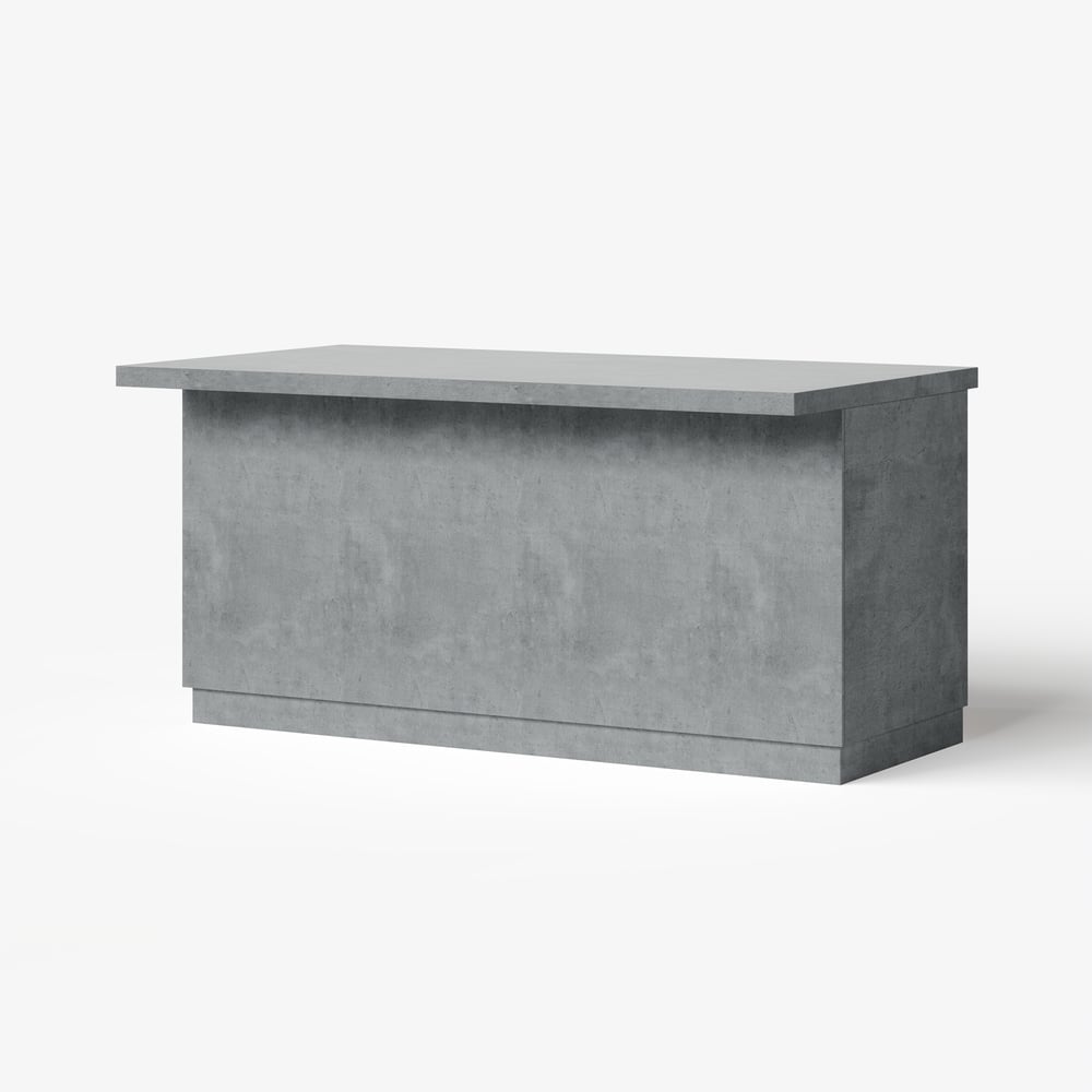 72"  Japandi Gray Wood Kitchen Island with Multi-Storage and LED Light window image