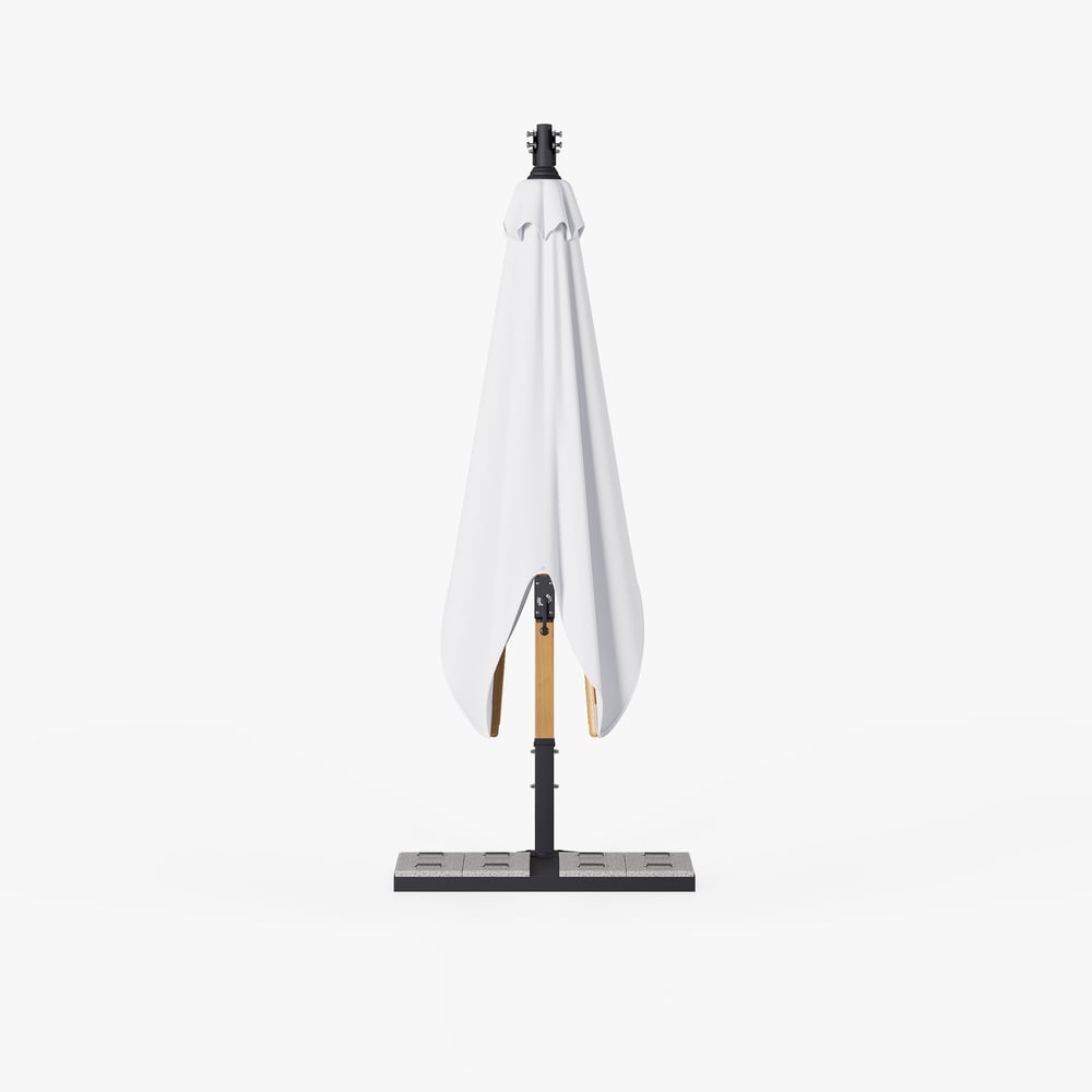 Parasol déporté de 2700 mm pour patio extérieur image de fenêtre