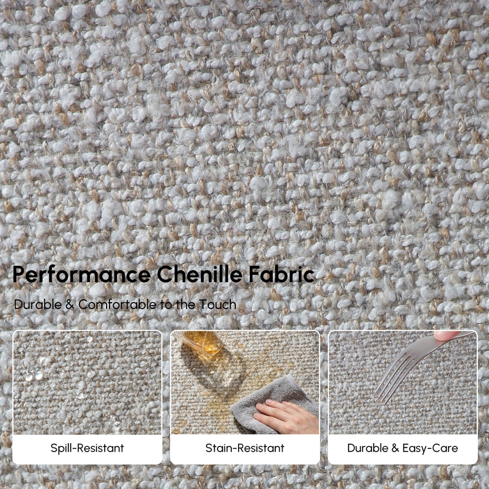 Performance Chenille Adjustable Backrest Sofa window image