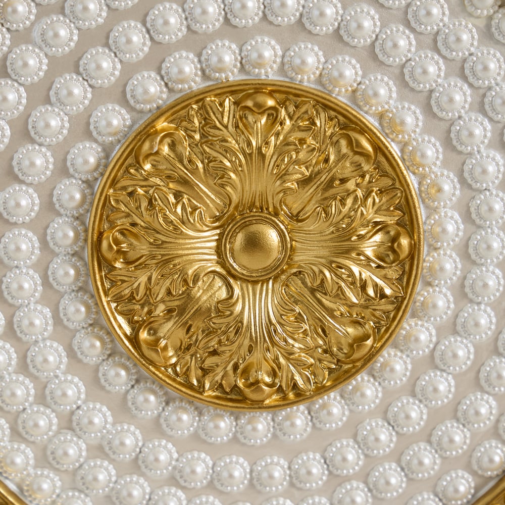 3 pcs Golden Deer Figurine with Decorative Plate Set, Luxury Resin Animal Sculptures window image