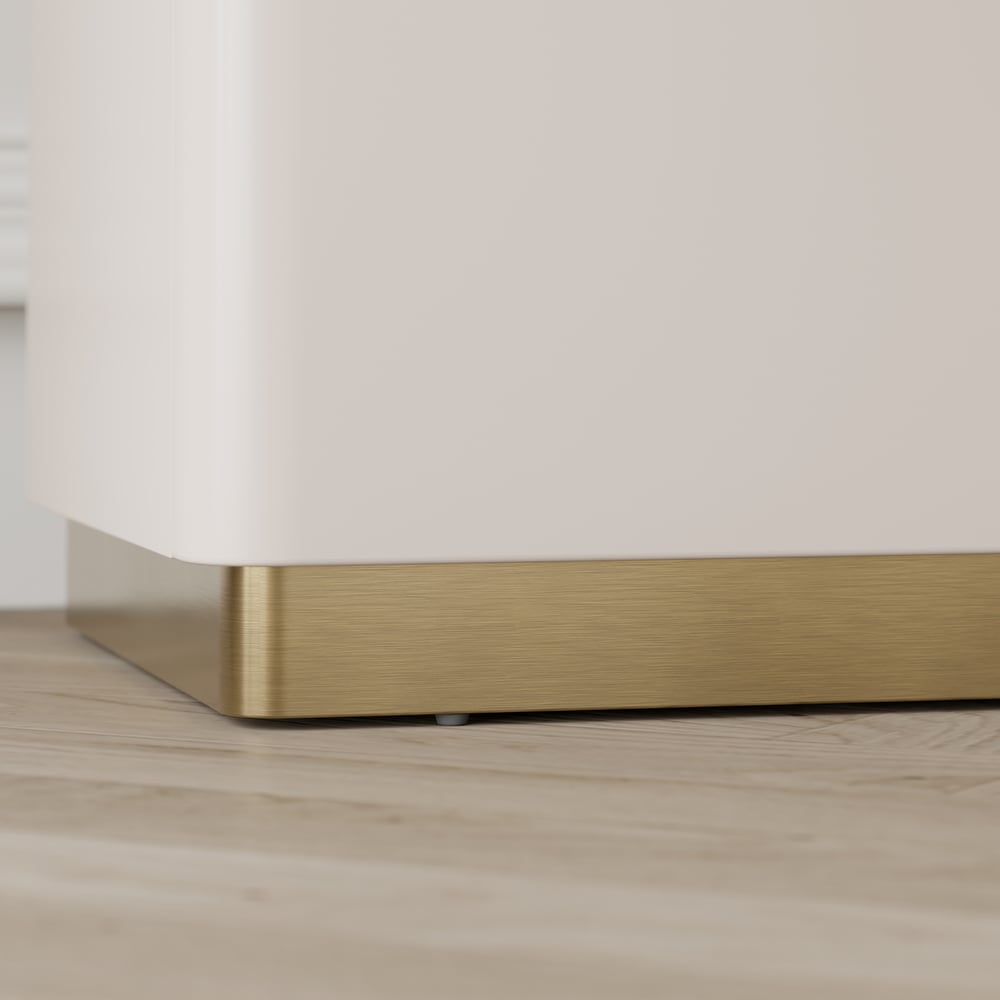 20" Smart 2-Drawer Nightstand with Sintered Stone Top & Charging Station window image