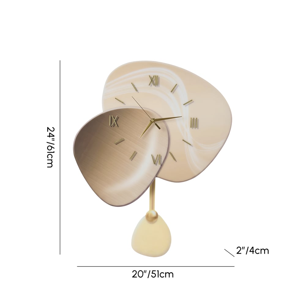 24" LED Wall Clock with Dimmable Backlight, Multiple Light Modes and Remote Control weights dimensions image