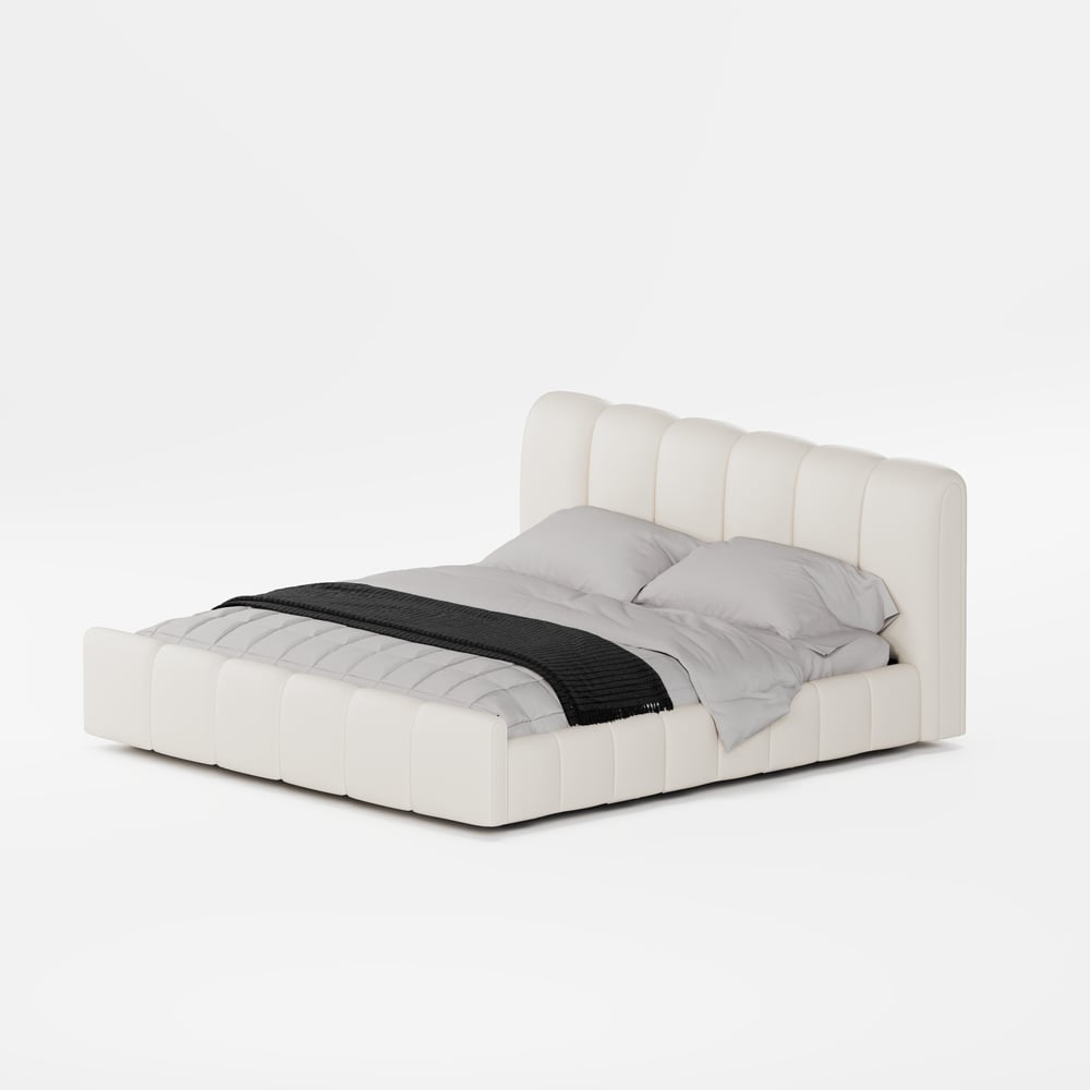 Humply Queen Faux Leather Storage Bed with Drawers window image