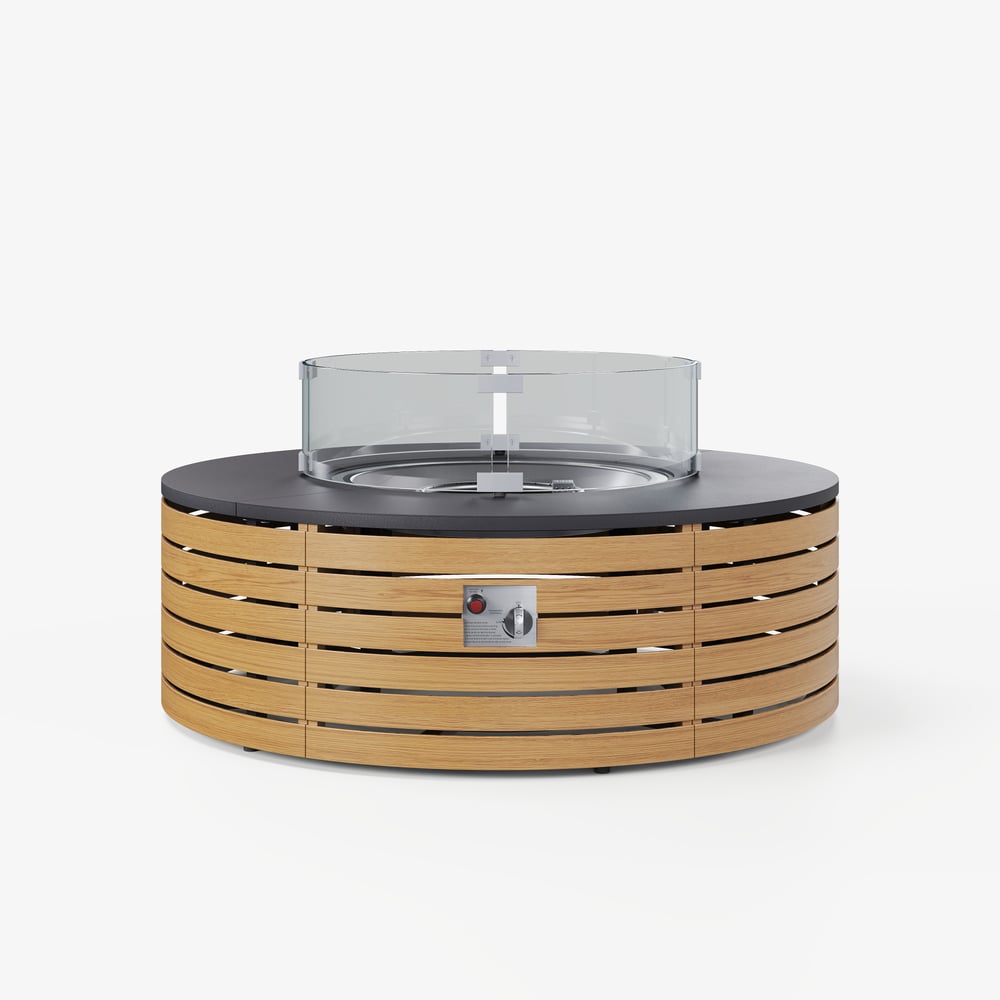 Axis 19.5" Round All-Weather Fire Pit Table window image