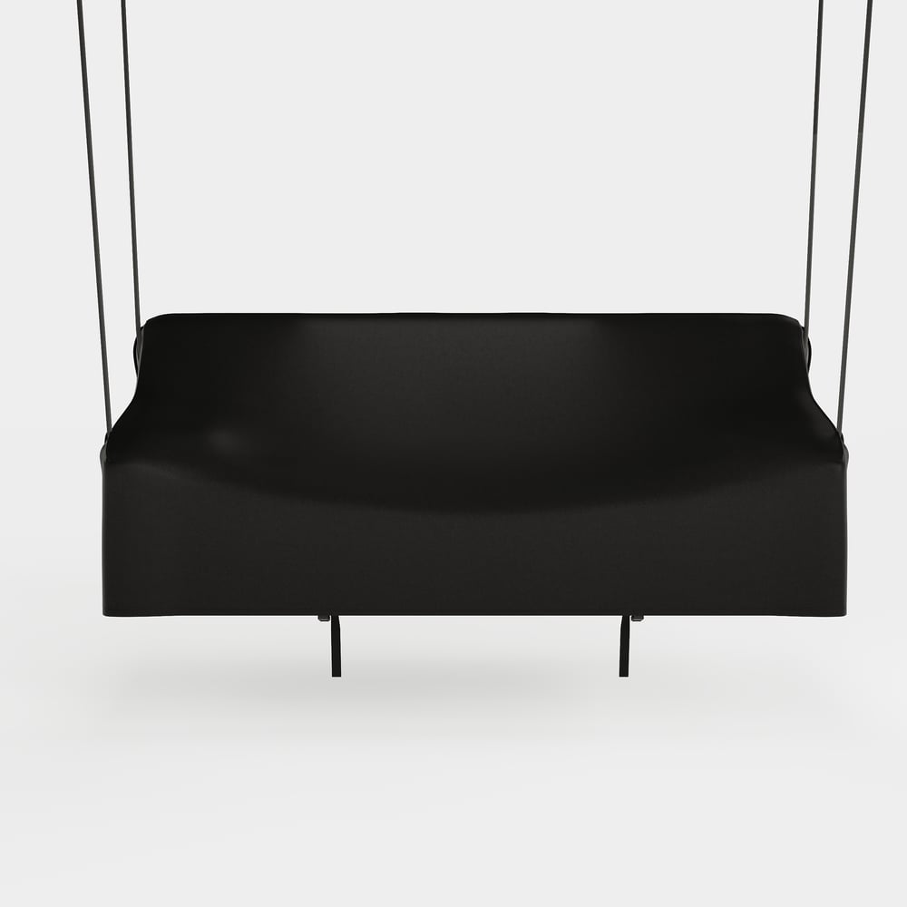 600D Tough Canvas Waterproof Outdoor Swing Covers in Black window image