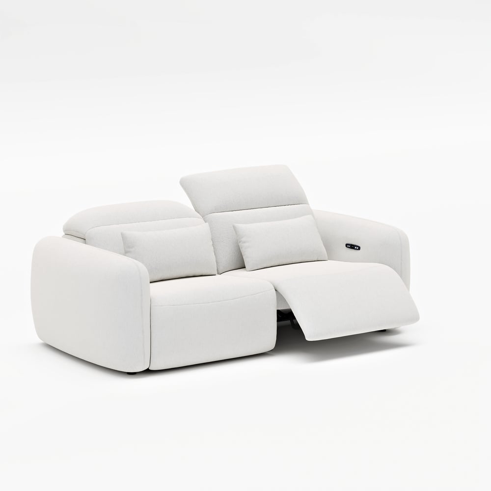 89" Chenille Electric Zero Gravity Sofa window image