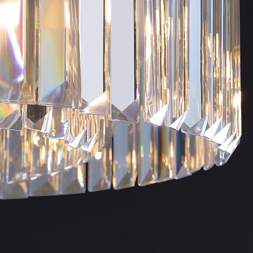 Fixedo Moderne Kristallen LED Kroonluchter & Keukeneiland Lampenset Vensterafbeelding