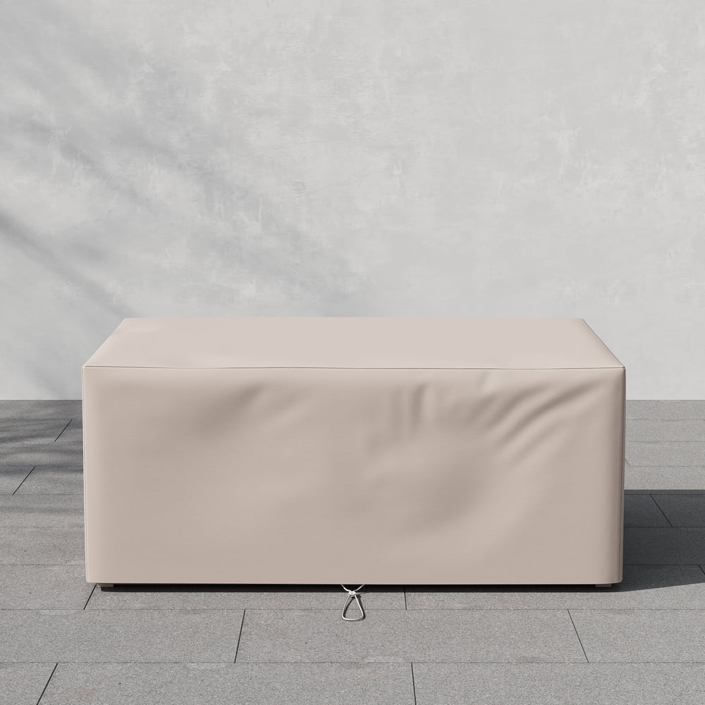 Tevara Outdoor 600D Tough Canvas Waterproof Patio Furniture Covers in Ivory window image
