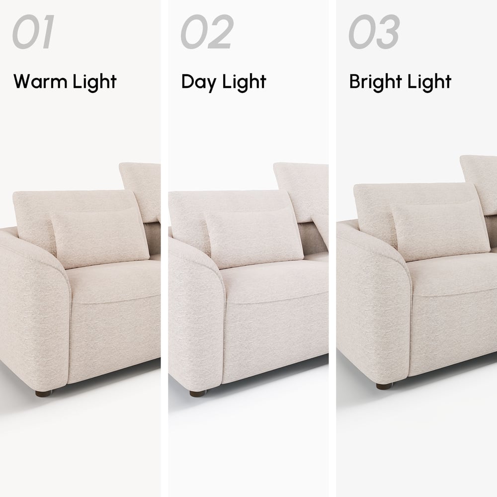 Canapé inclinable électrique 2 places en chenille, 212 cm, compatible avec les animaux domestiques, avec dossier réglable image de fenêtre