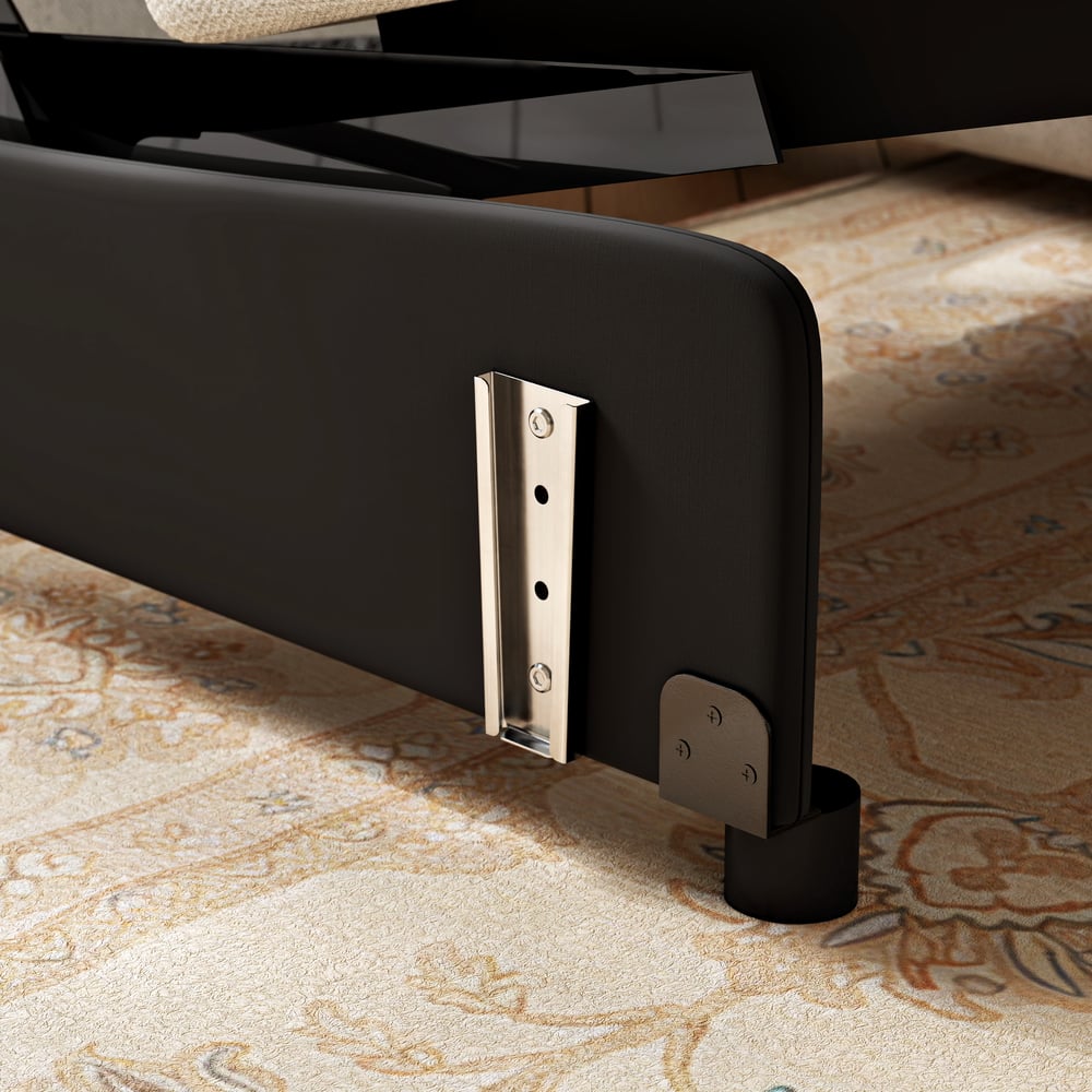 89" Chenille Electric Zero Gravity Sofa window image