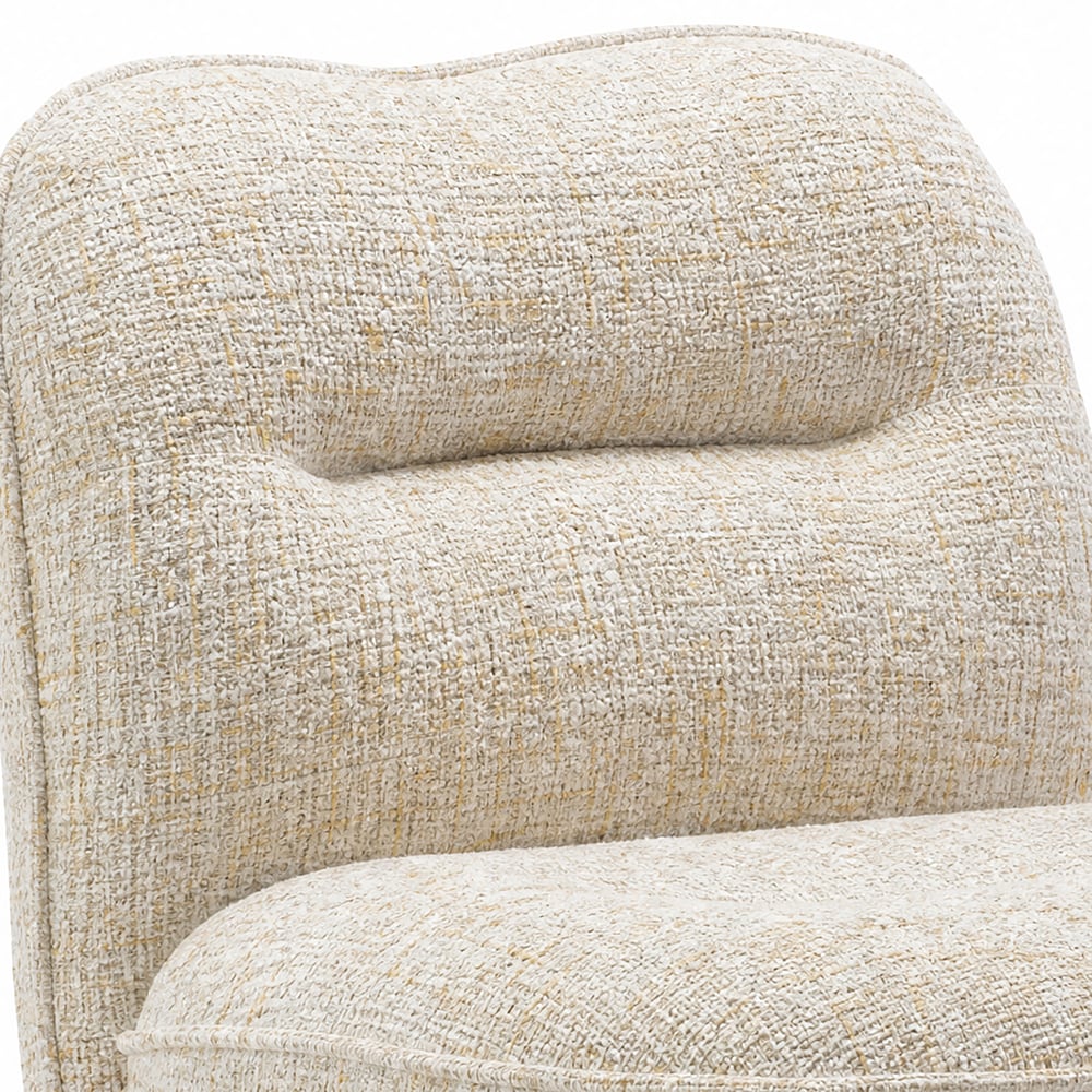 Performance Linen Swivel Slipper Accent Chair window image