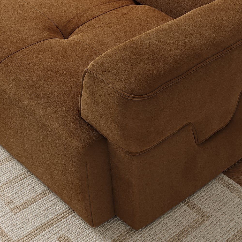 307cm 2-Seater Performance Velvet Power Convertible Sleeper Sofa window image