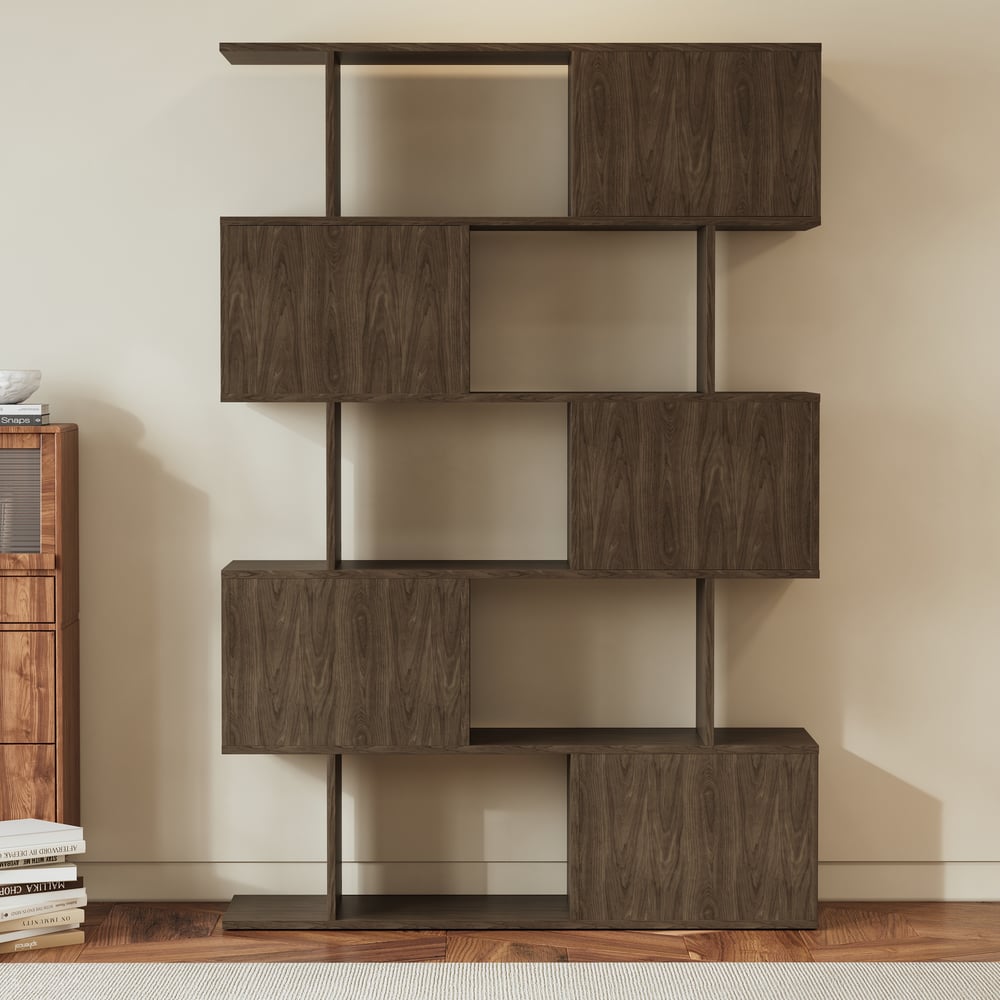 73" Sliding Door Bookshelf window image