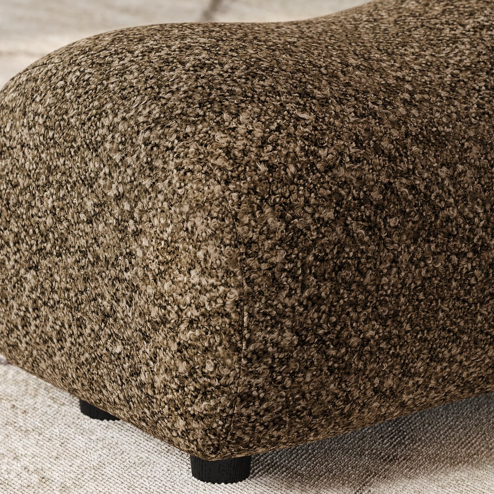 Pouf courbé 15" Performance Boucle image de fenêtre