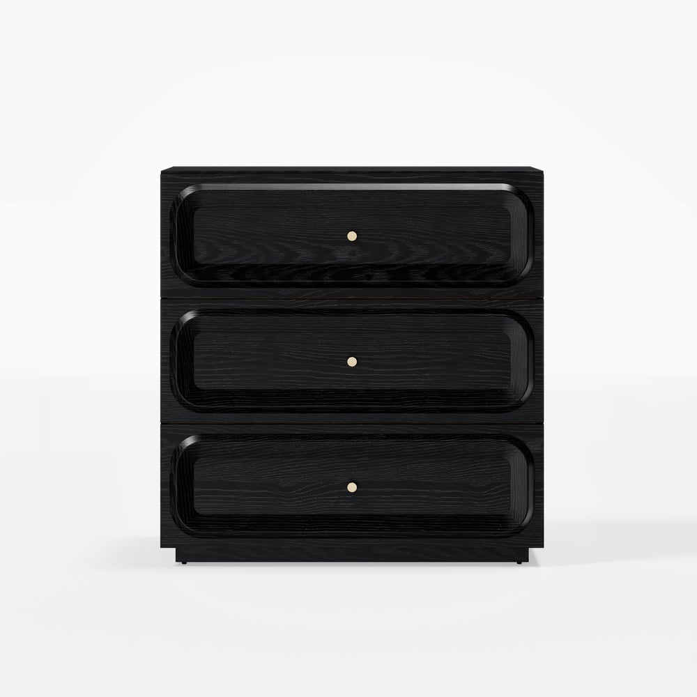 31" TV Stand with Chest Cabinet & 3 Drawers Storage window image