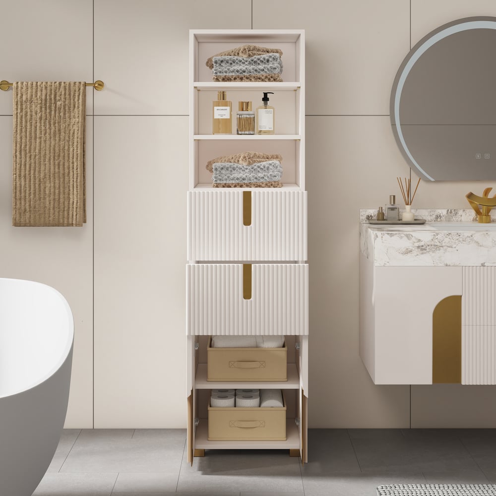 Artis 36" Single Bathroom Vanity & 59" Bathroom Storage Cabinet Set window image