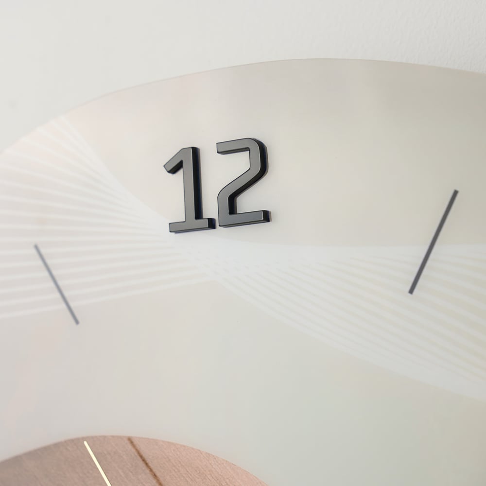 Horloge murale LED 60,96 cm (24 pouces) avec rétroéclairage dimmable, plusieurs modes d'éclairage et télécommande image de fenêtre