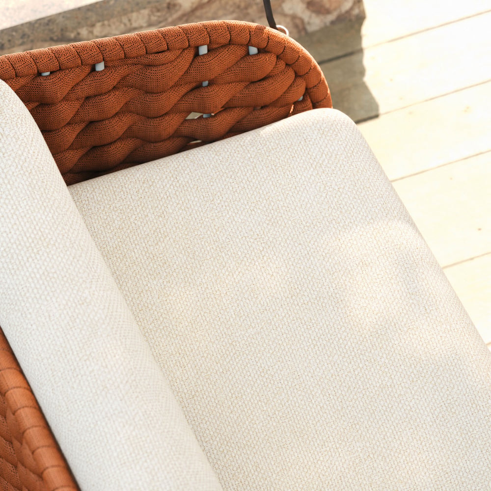 Cocaro 2-Seater Woven Performance Outdoor Swing with Plush Cushioning window image
