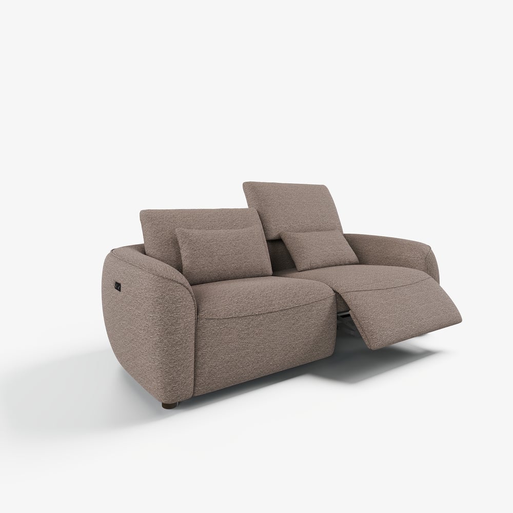212cm 2-Seater Pet-Friendly Chenille Power Reclining Sofa with Adjustable Backrest window image