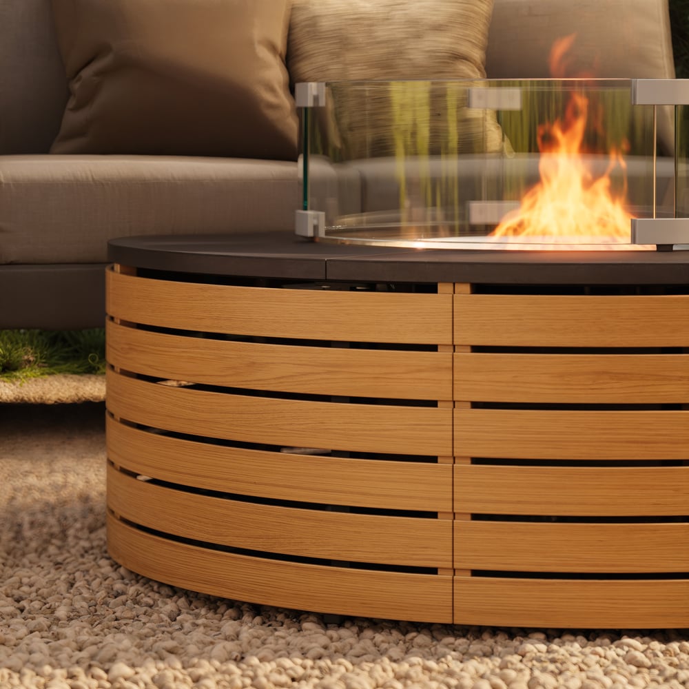 Axis 19.5" Round All-Weather Fire Pit Table window image