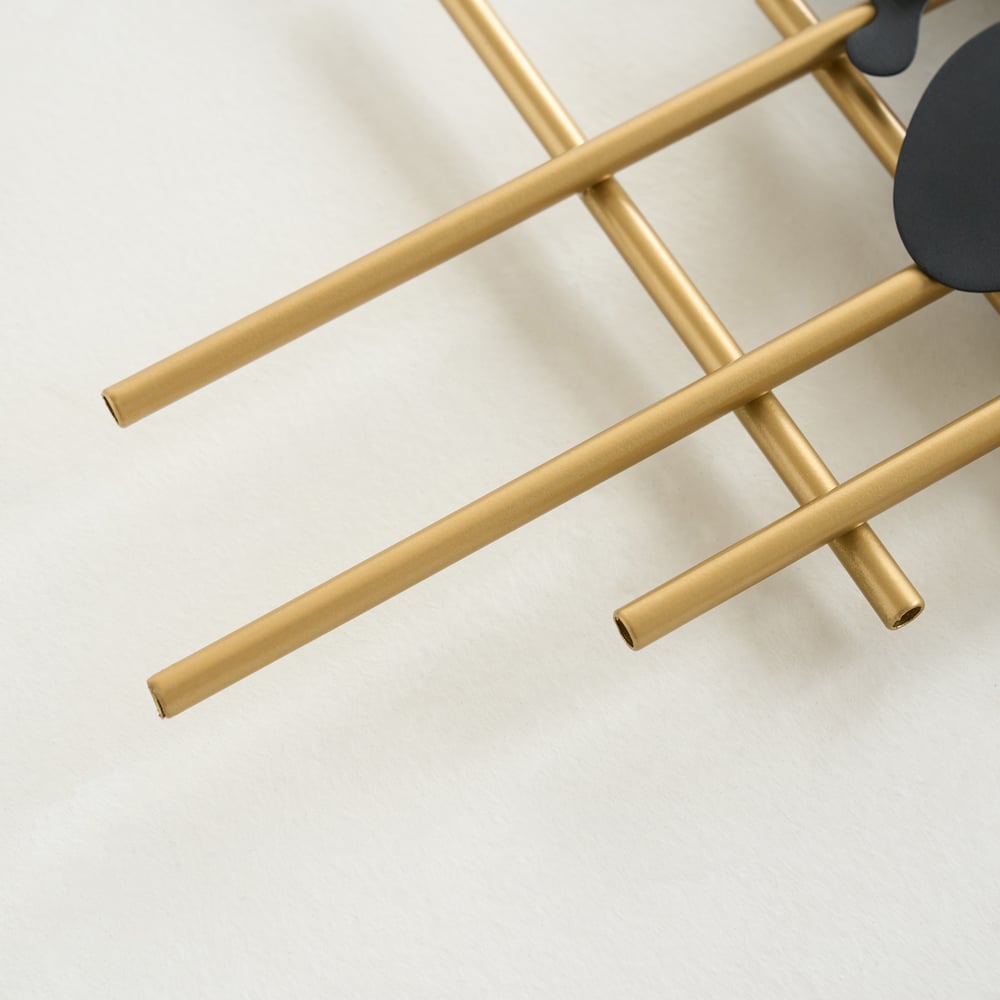 Reloj de Pared de Metal Grande de 116cm con Diseño de Mapa Decorativo Silencioso y Creativo para Sala de Estar Imagen de ventana