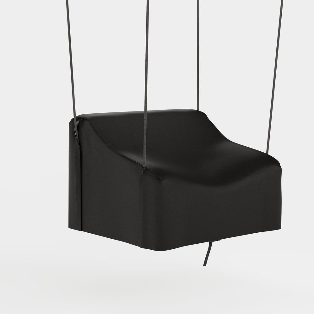 600D Tough Canvas Waterproof Outdoor Chair Covers in Black window image