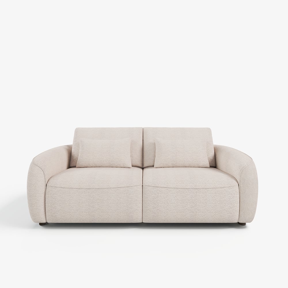 Canapé inclinable électrique 2 places en chenille, 212 cm, compatible avec les animaux domestiques, avec dossier réglable image de fenêtre