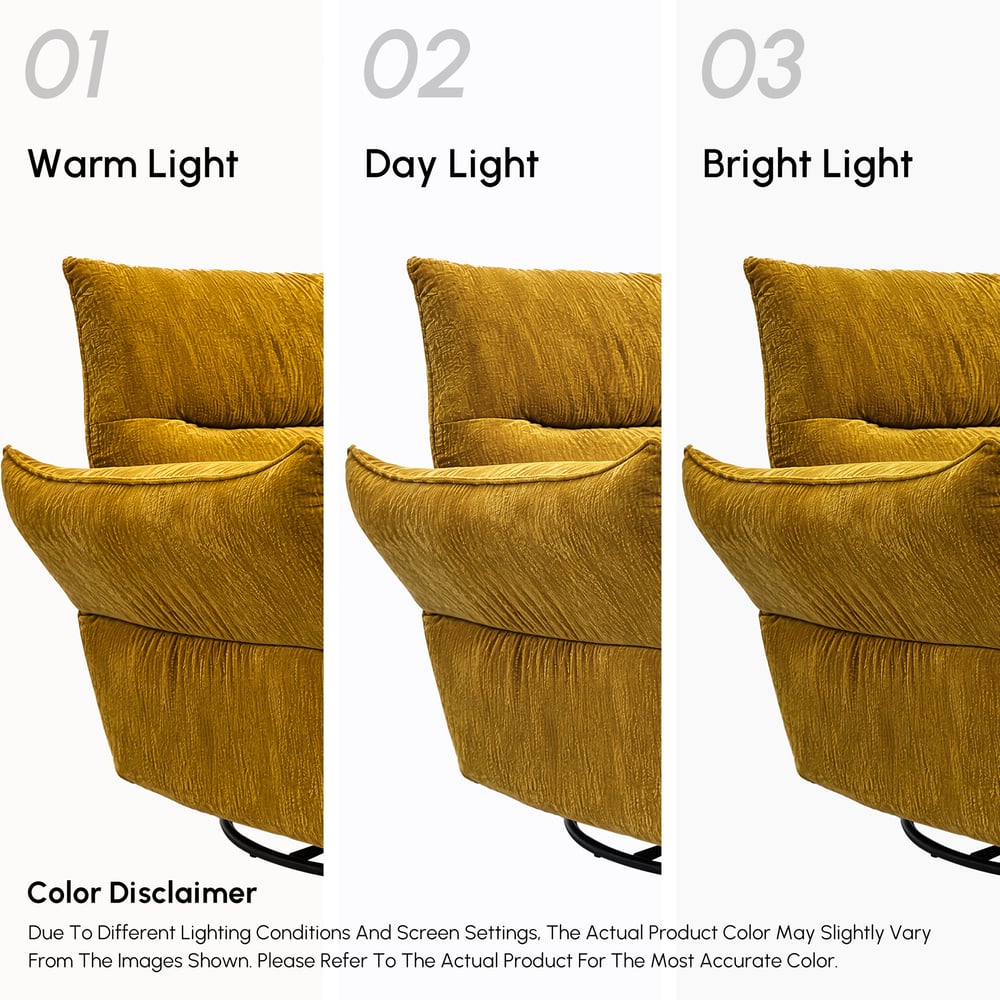 Florvia Chenille Dual-Motor Reclining Lounge Chair window image
