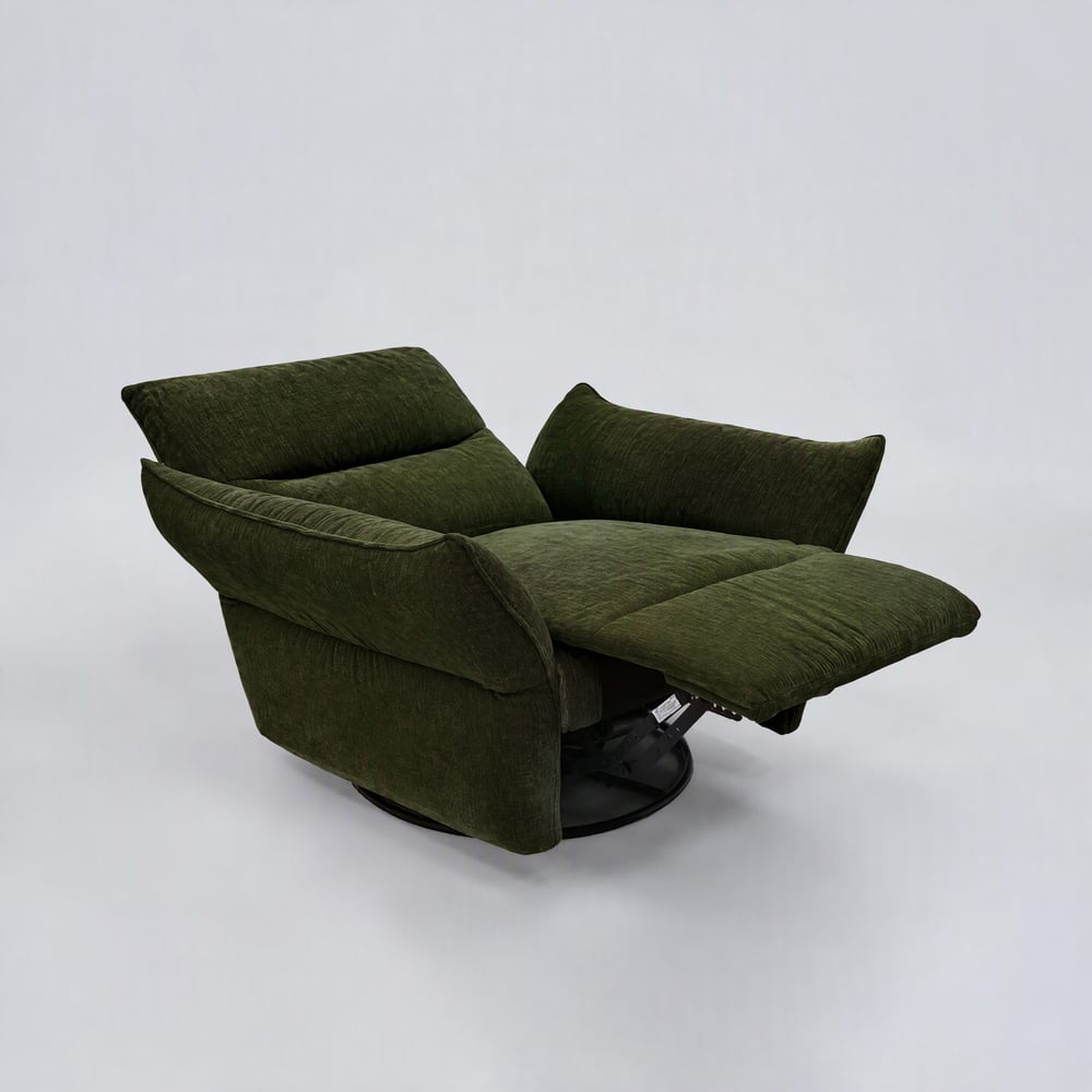 Florvia Chenille Dual-Motor Reclining Lounge Chair window image
