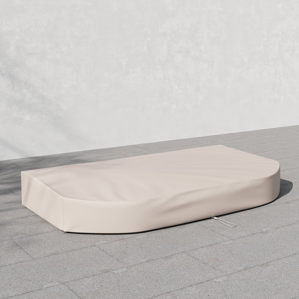 Tevara Outdoor 600D Tough Canvas Waterproof Patio Furniture Covers in Ivory window image