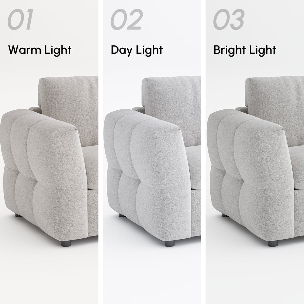 Glidio Chenille Power Reclining Sofa with Adjustable Headrests window image