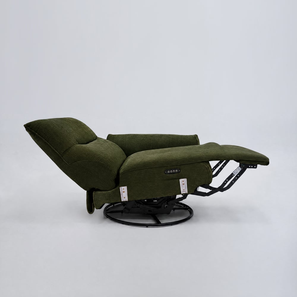 Florvia Chenille Dual-Motor Reclining Lounge Chair window image