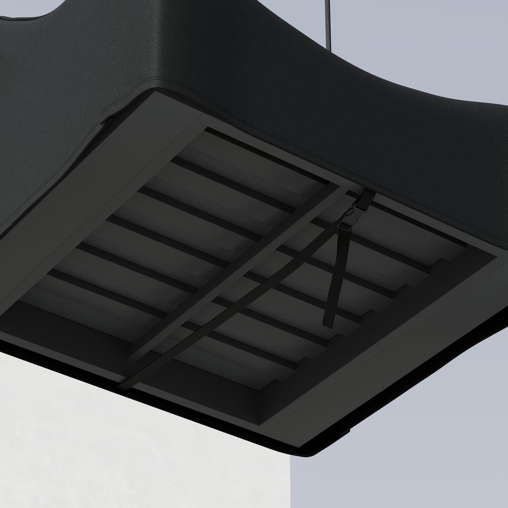 600D Tough Canvas Waterproof Outdoor Chair Covers in Black window image