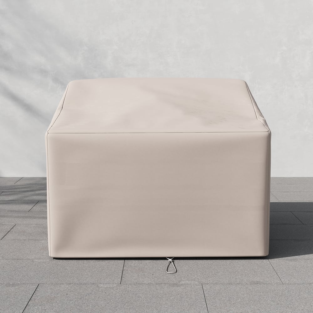 Tevara Outdoor 600D Tough Canvas Waterproof Patio Furniture Covers in Ivory window image
