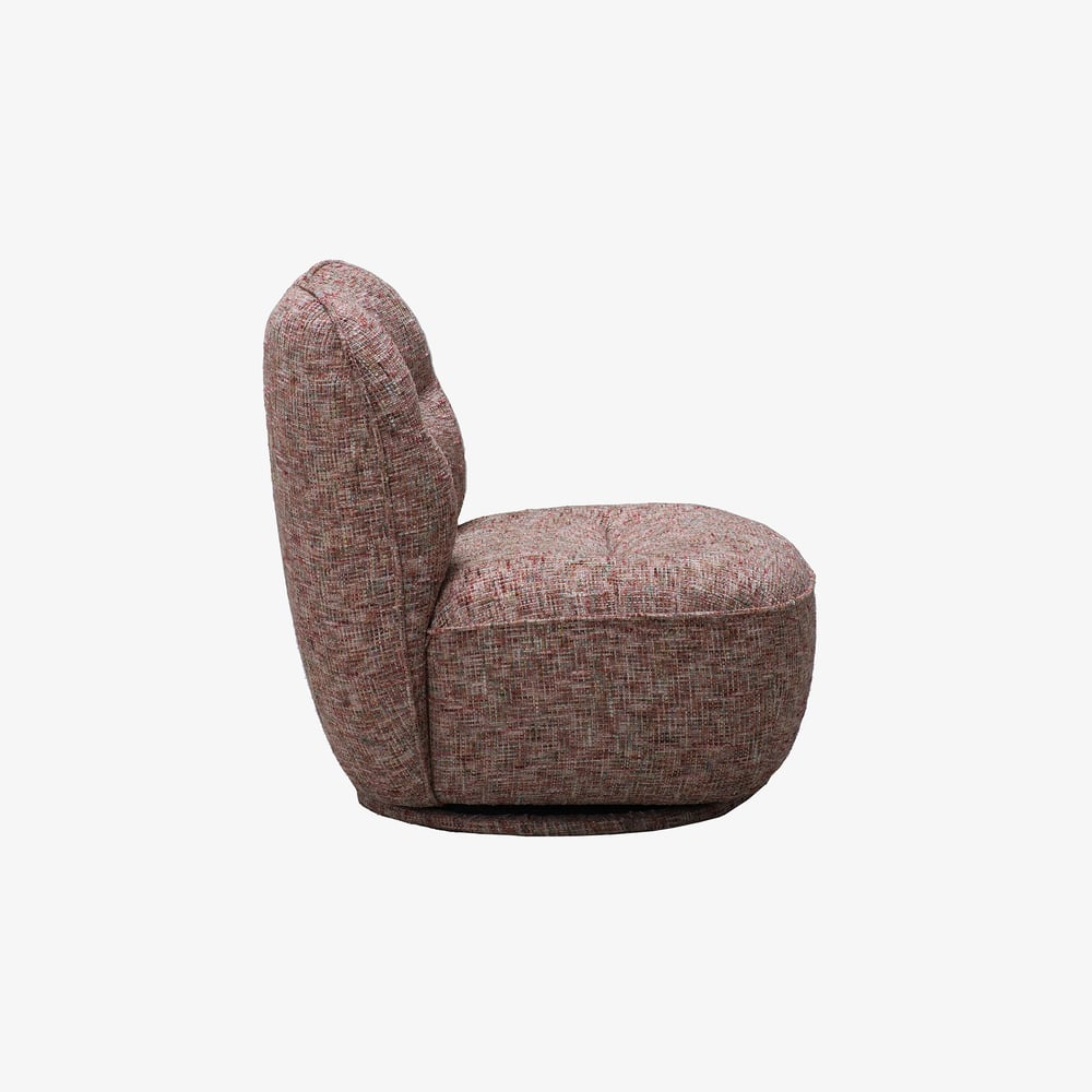 Performance Linen Swivel Slipper Accent Chair window image
