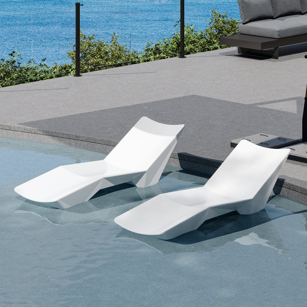 Outdoor Weather-Resistant Pool Chaise Lounge window image