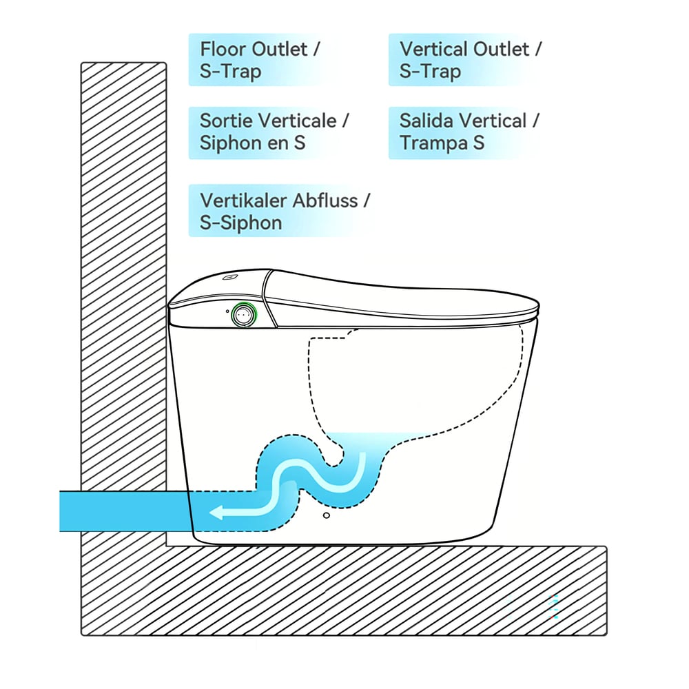 Nexin C4 Smart Bidet Toilet with Tank, Foam Shield, UV Sterilization, Chair Height window image