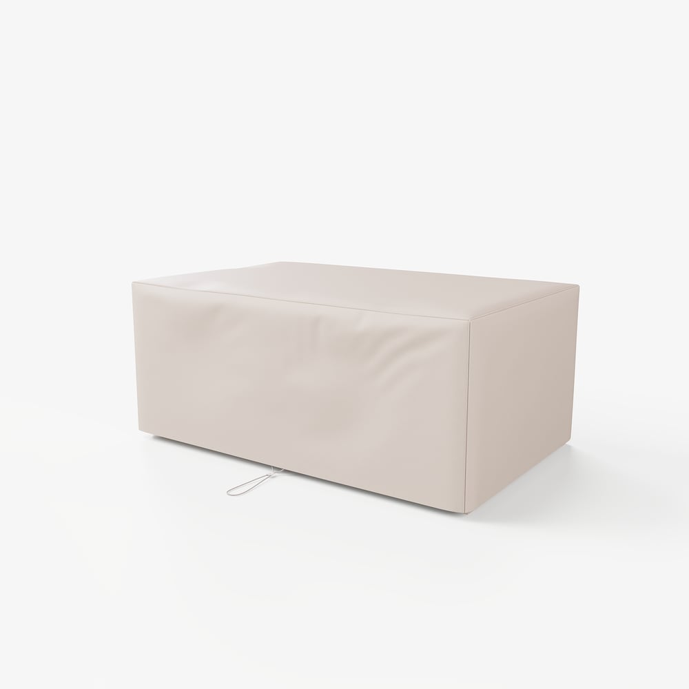 Tevara Outdoor 600D Tough Canvas Waterproof Patio Furniture Covers in Ivory window image