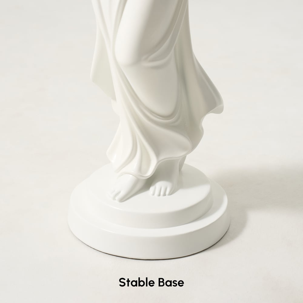 Angel Statue with Decorative Light Globe & Remote Control window image