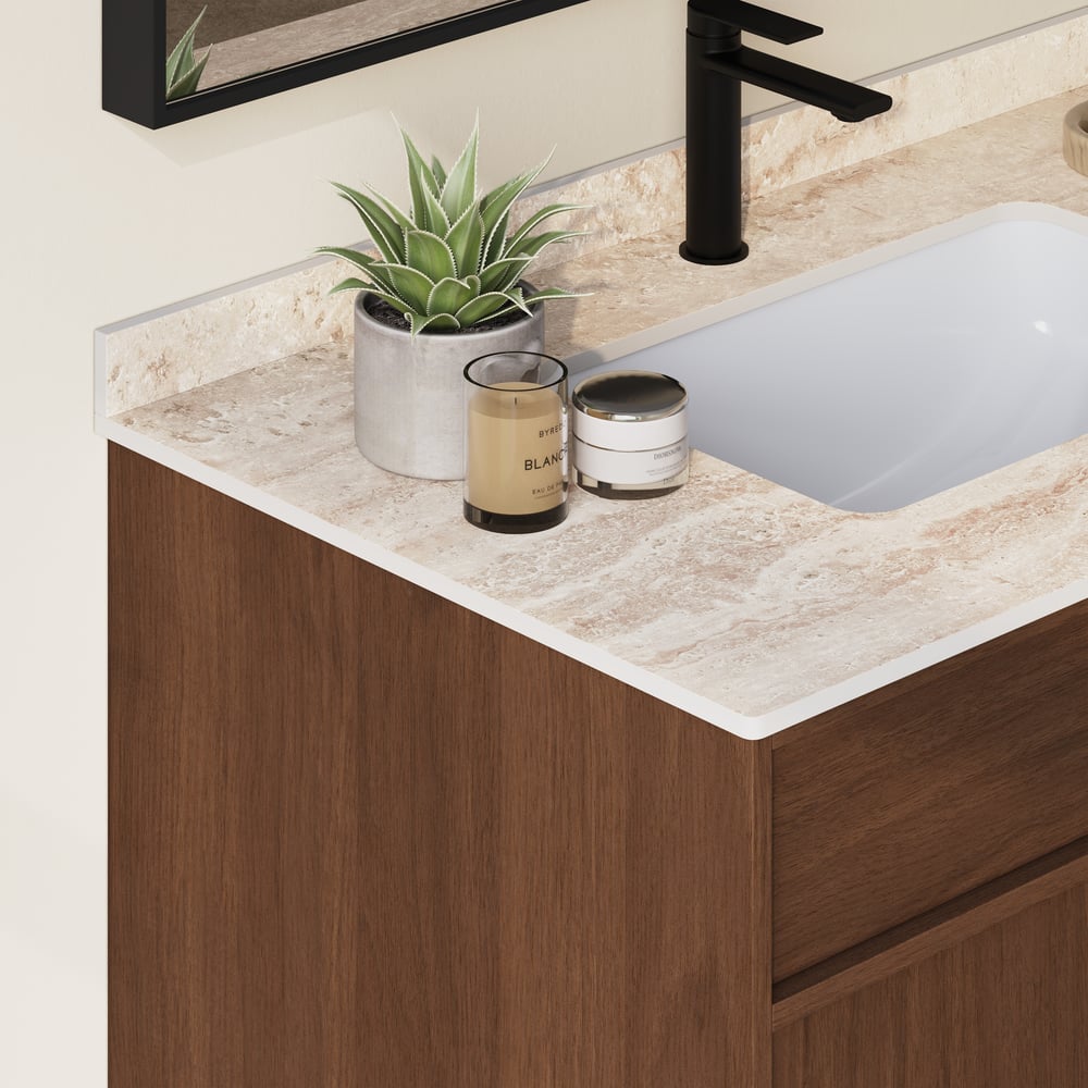 Panvyr 92cm Single Bathroom Vanity with Sink and Sintered Stone Top window image