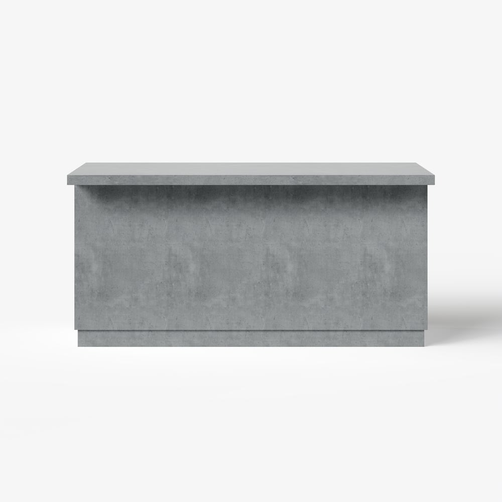 72"  Japandi Gray Wood Kitchen Island with Multi-Storage and LED Light window image