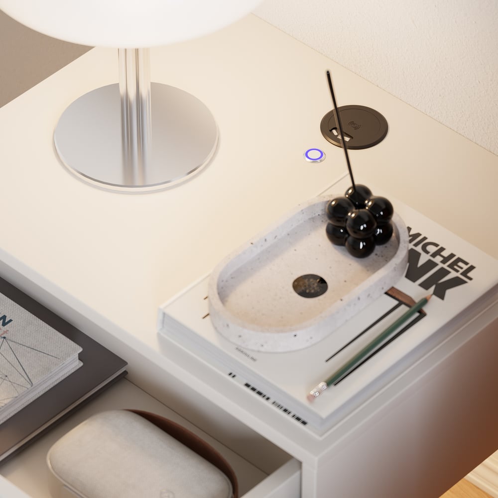 Lumio Floating Smart Nightstand with Charging Station & Light window image