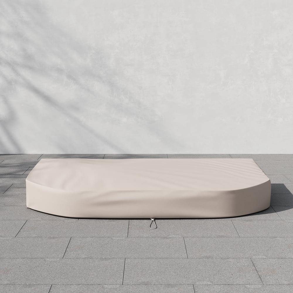 Tevara Outdoor 600D Tough Canvas Waterproof Patio Furniture Covers in Ivory window image