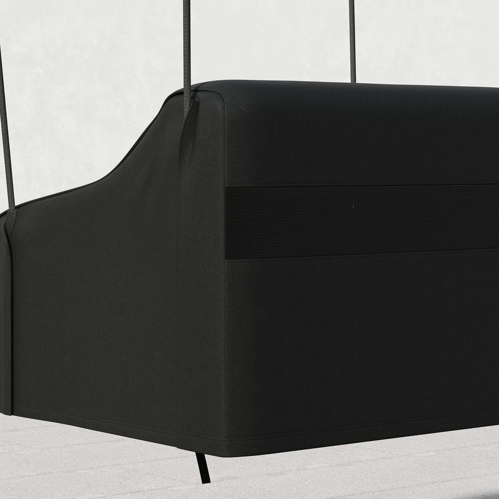 600D Tough Canvas Waterproof Outdoor Chair Covers in Black window image