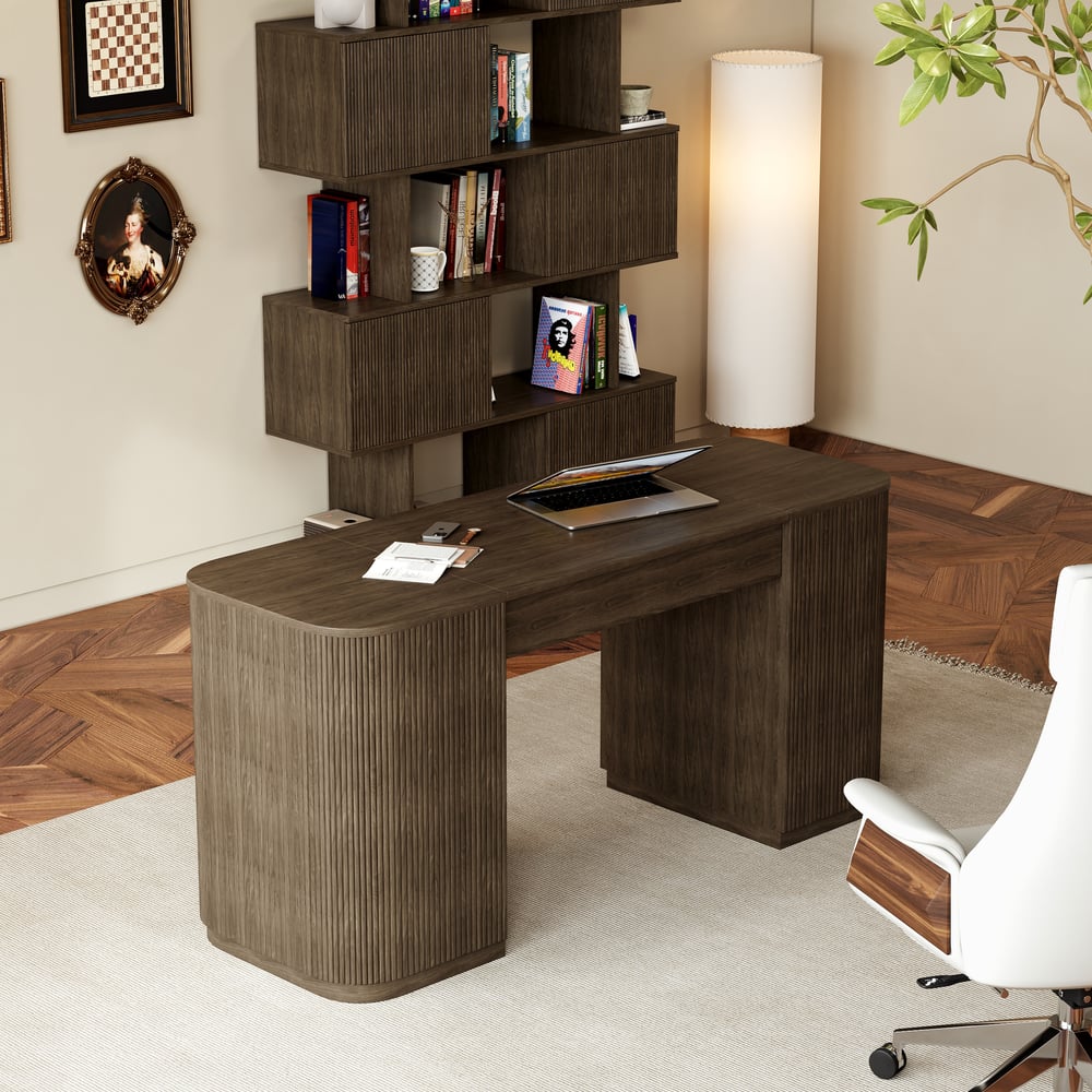 73" Sliding Door Bookshelf window image