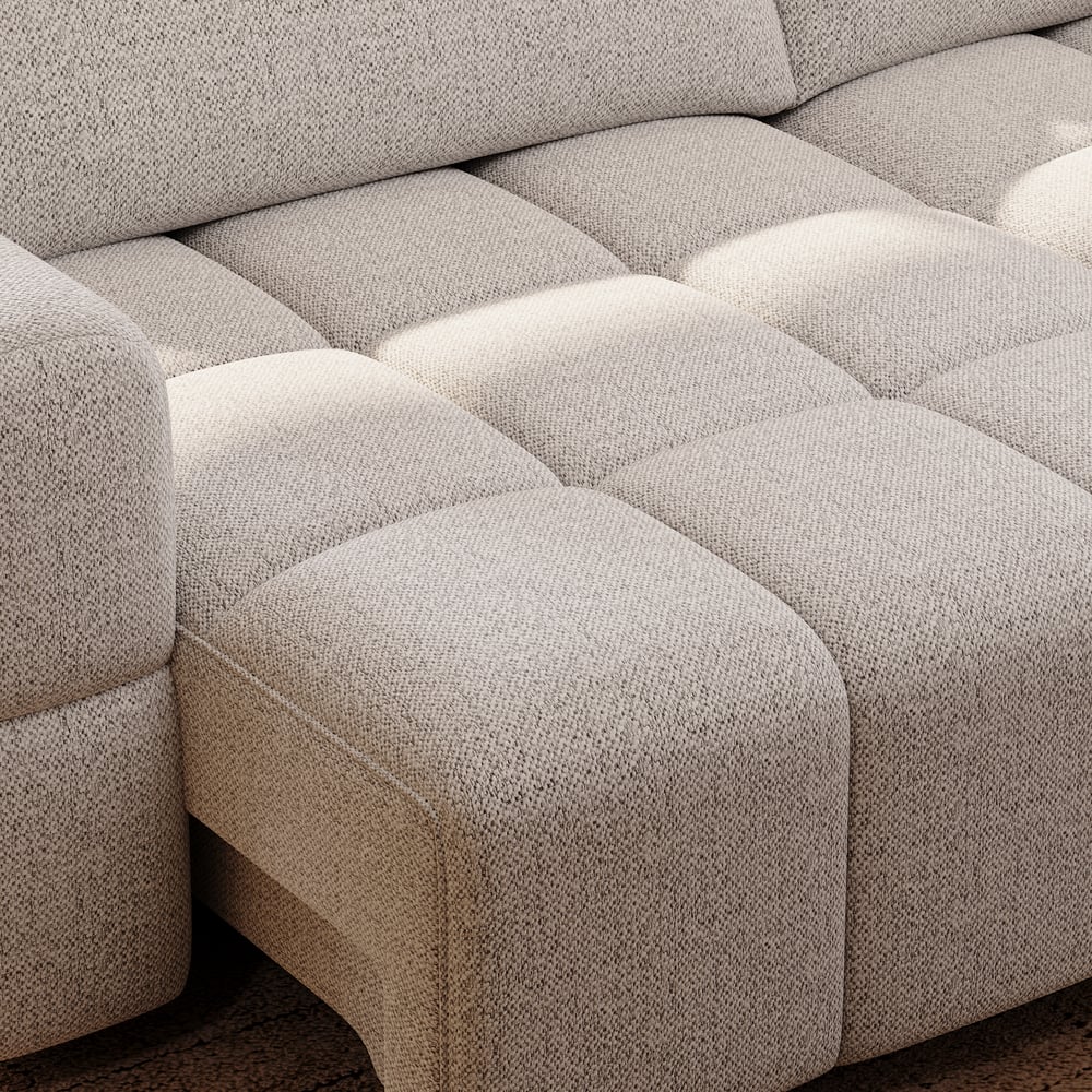 Performance Chenille Power Sleeper Sofa with Adjustable Headrests window image