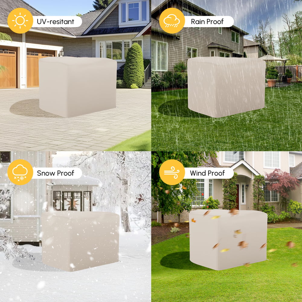 Costra 600D Tough Canvas Waterproof Outdoor Chair Covers in Ivory window image